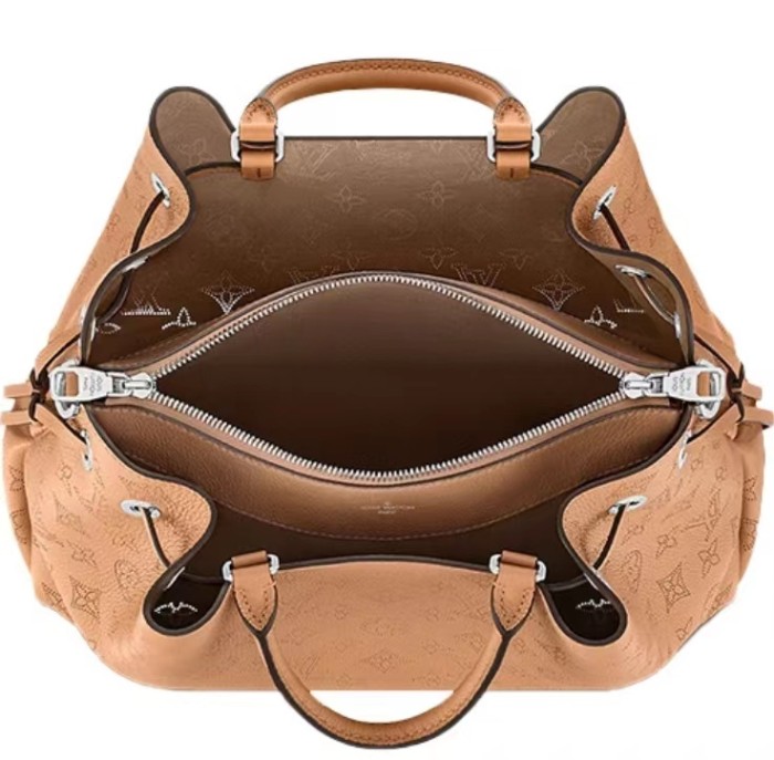 LOUIS VUITTON Bella One Shoulder Crossbody Bag With Detachable Adjustable Strap Women's Brown