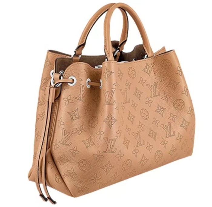 LOUIS VUITTON Bella One Shoulder Crossbody Bag With Detachable Adjustable Strap Women's Brown