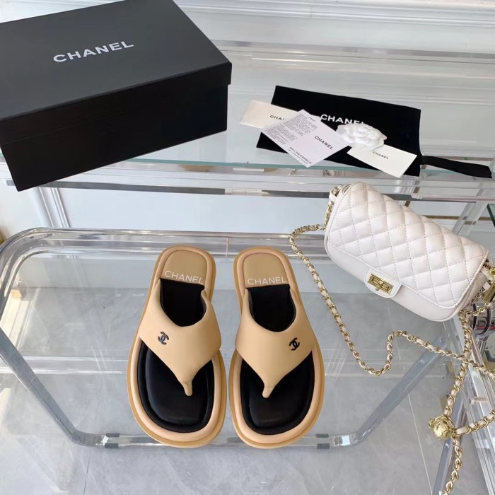 Chanel flip flops