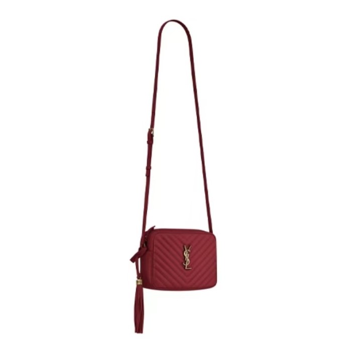 Saint Laurent YSL Lou Camera Bag Gold Label Logo