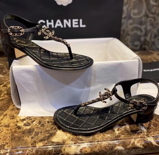 Chanel flip flops