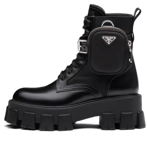 Prada Prada Shiny Rois Leather Platform