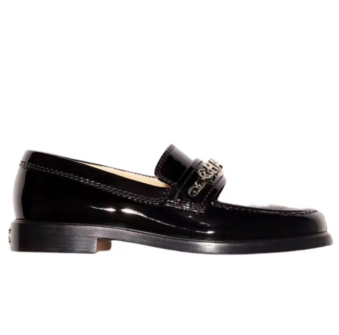 Women's CHANEL Leather Flat Loafers