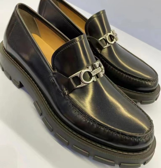 Ferragamo men's leather shoes