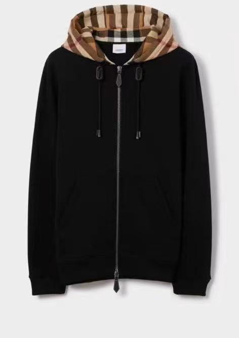 Burberry Classic Vintage Check Cotton Colorblock Casual Long Sleeve Shirt Men's Camel