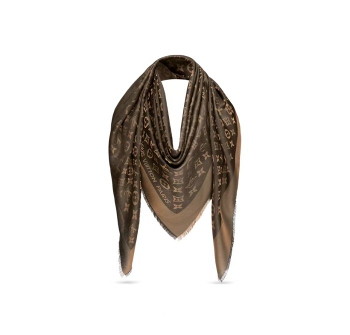 LOUIS VUITTON Monogram Shine  Scarf