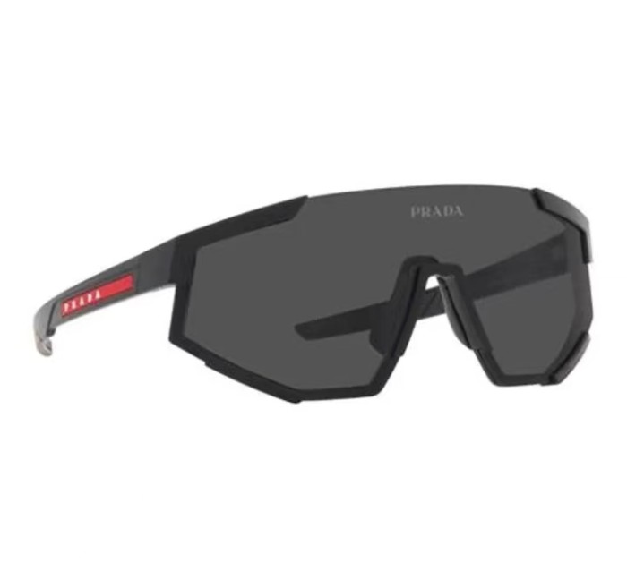 Prada irregular sunglasses men black