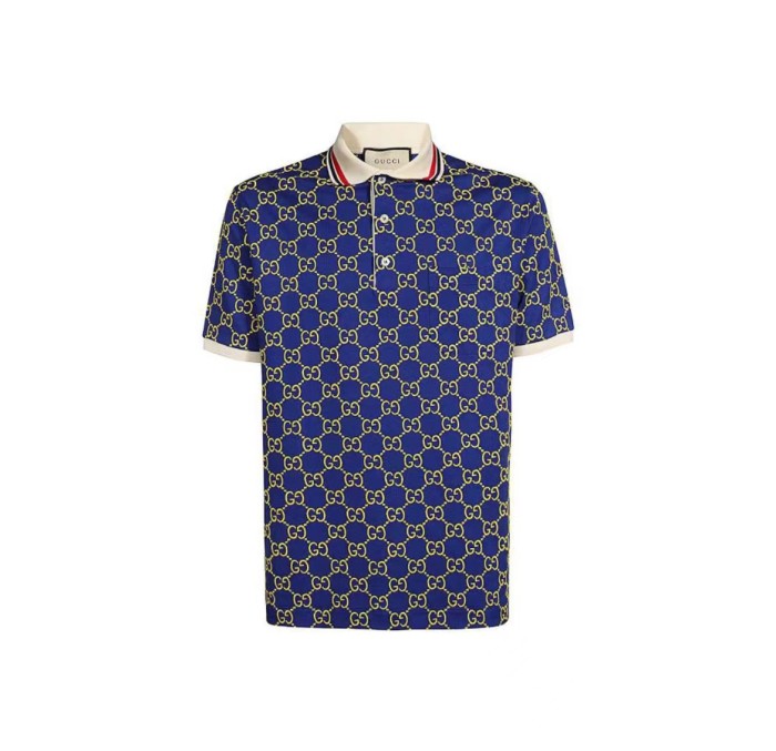 Gucci polo shirt for men blue