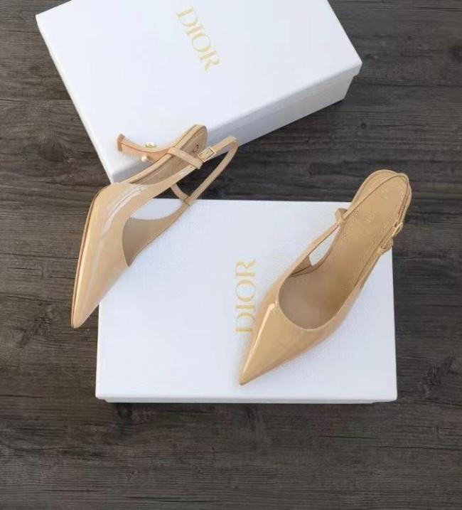 DIOR Beige high-heeled shoes