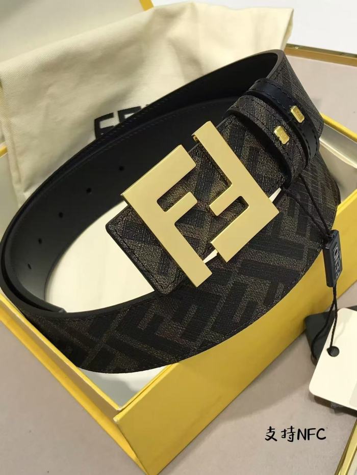 Fendi brown belt for men