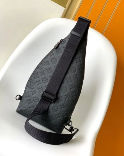 LOUIS VUITTON Duo Cross Body Shoulder Bag Men's Black