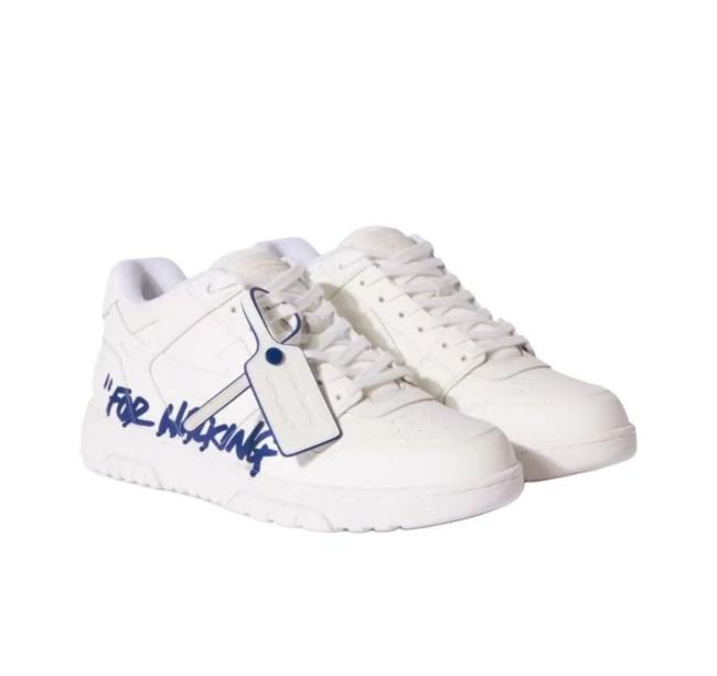 OFF-WHITE Out Of Office low-top skate shoes for men in white