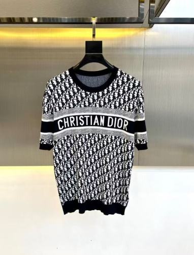 Dior Black Knit T-Shirt Men's