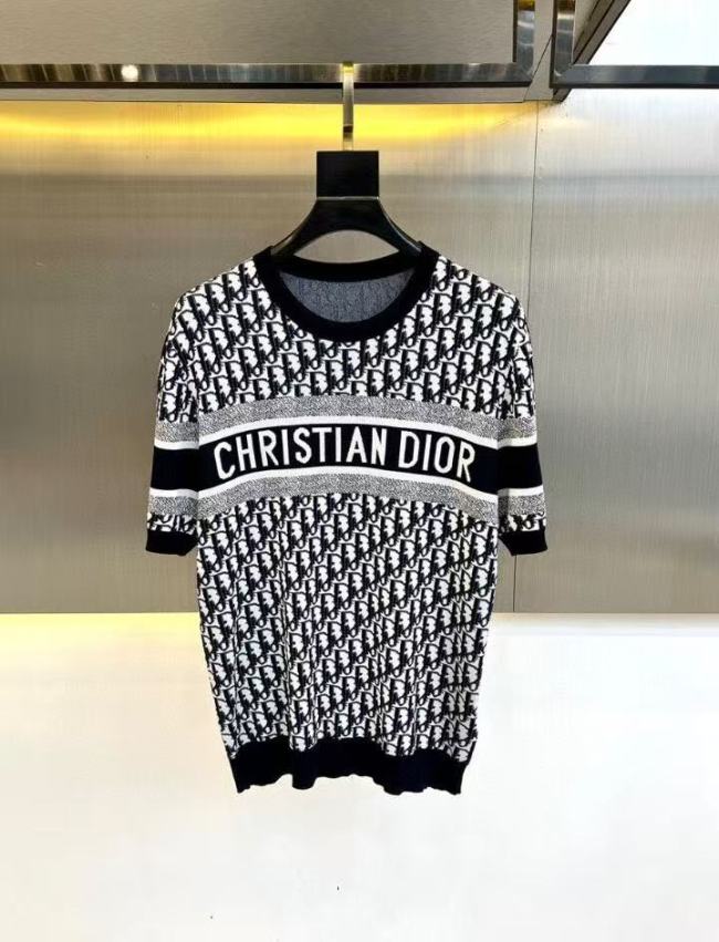 Dior Black Knit T-Shirt Men's