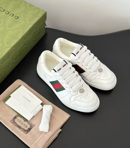 GUCCI Gucci Screener Dirty Shoes Leather