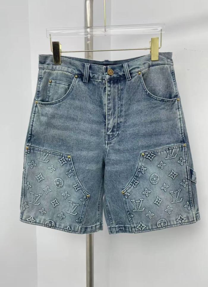 LOUIS VUITTON Denim Shorts Men's