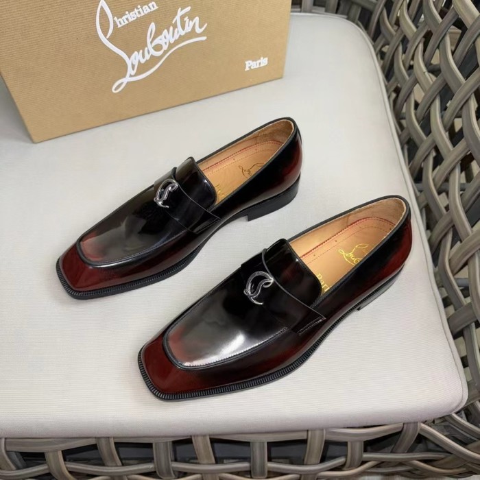 Christian Louboutin men's leather shoes