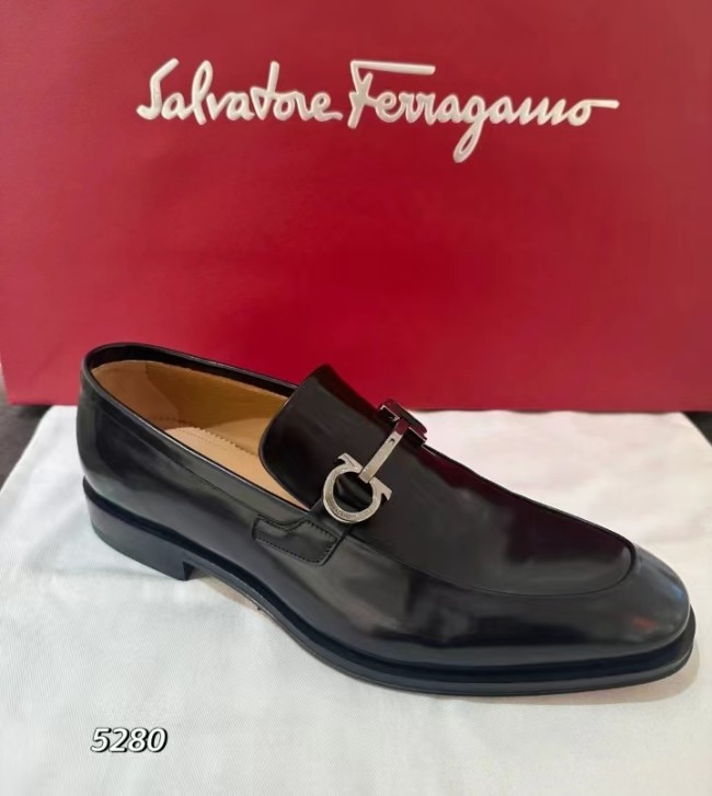 Ferragamo men's leather shoes