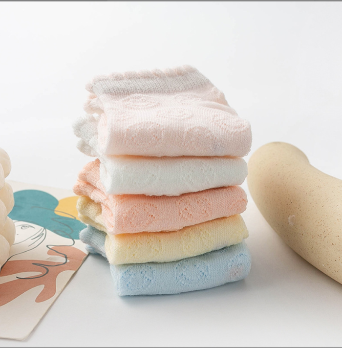 339251 ស្រោមជើង5គូ S:(0ខែ-1ឆ្នាំ)   M:（1-2ឆ្នាំ）