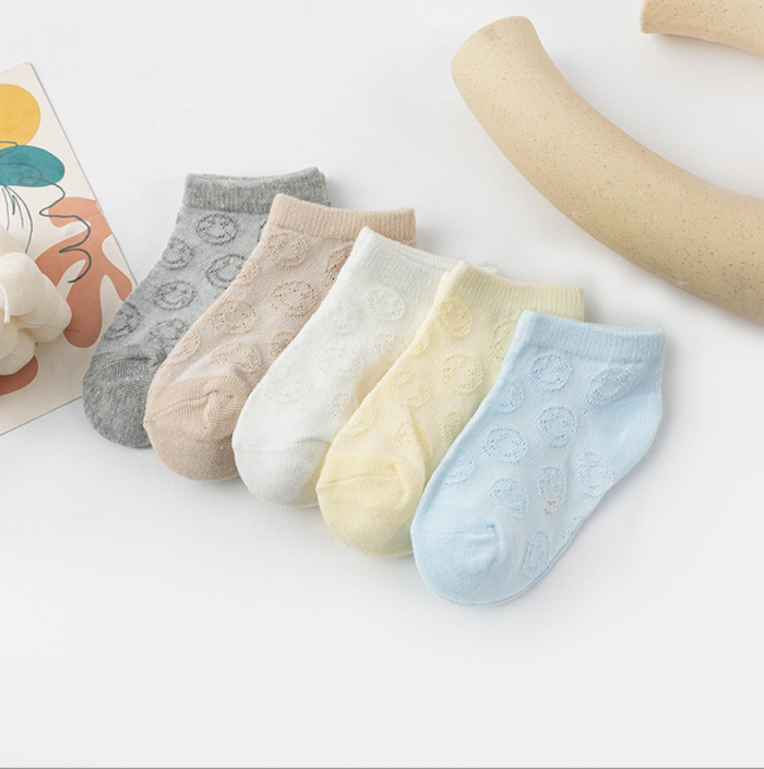 339251 ស្រោមជើង5គូ S:(0ខែ-1ឆ្នាំ)   M:（1-2ឆ្នាំ）