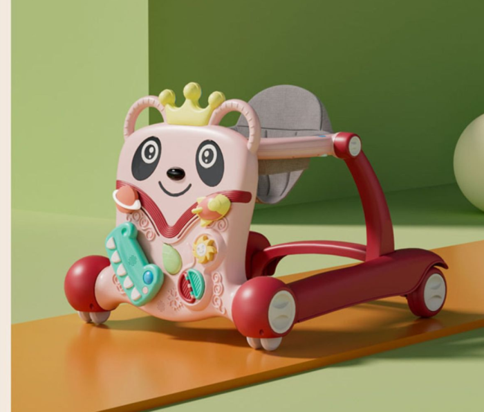 0325Jរទេះរៀនដើរ មានភ្លេង បត់ តោងដើរ មានក្រណាត់ទ្រជើង សារ៉េល្បឿនបាន