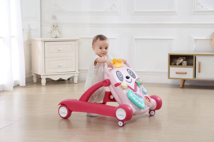 0325Jរទេះរៀនដើរ មានភ្លេង បត់ តោងដើរ មានក្រណាត់ទ្រជើង សារ៉េល្បឿនបាន