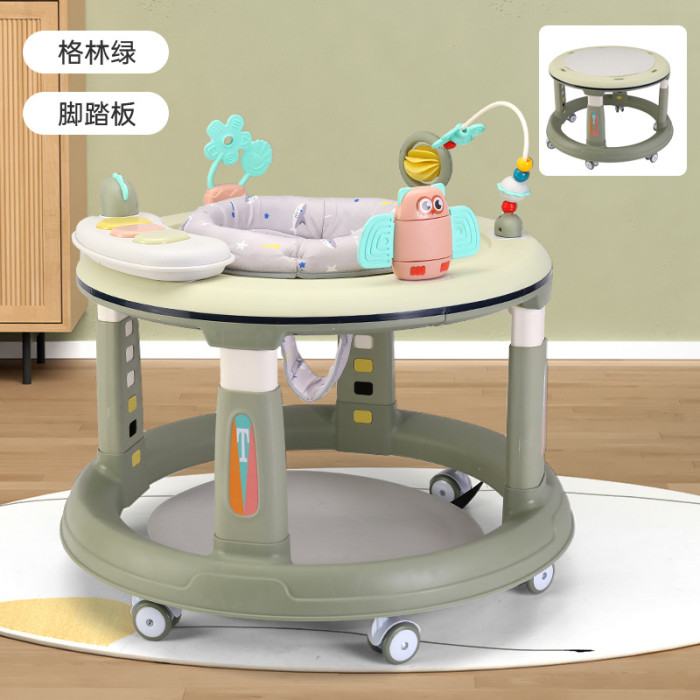 105Jរទេះរៀនដើរ មានក្តាជាន់ទ្រជើង មានភ្លេងនិងភ្លើង ពូកអង្គុយអាចបង្វិលបានមួយជុំ360ដឺក្រេ សារ៉េខ្ពស់ទាបបាន អាចធ្វើជាតុហូបបាយ តុរៀន តុអង្គុយលេងបាន