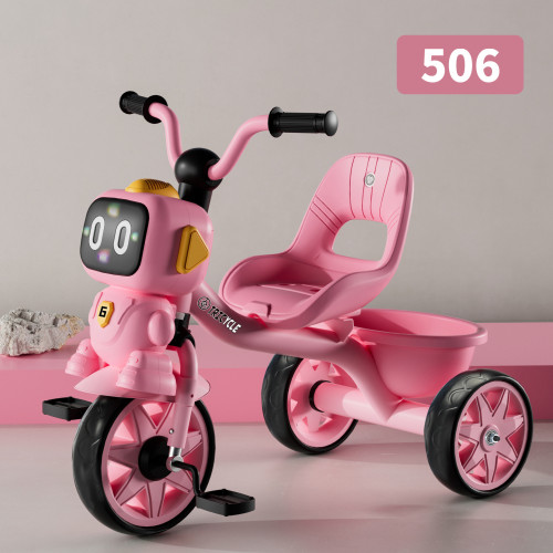 506Jកង់បីកូនក្មេង  មានភ្លេងនិងភ្លើង 2-8ឆ្នាំជិះបាន