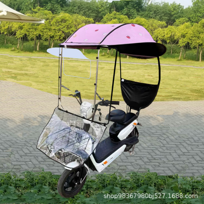 1839Jដំបូលកង់អាគុយ  ប្រើសំរាប់ ការពារកំដៅថ្ងៃ ការពារទឹកភ្លៀង ការពារខ្យល់ ការពារកាំរស្មី UV