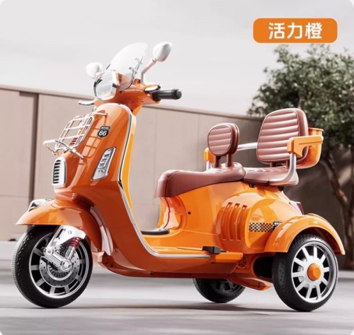 1389Jម៉ូតូអាគុយ ជិះបាន2នាក់ 2ឆ្នាំដល់10ឆ្នាំជិះបាន មានភ្លេងភ្លើង