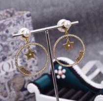 DE126 Classic five-pointed star pearl stud earrings DE126 Classic five-pointed star pearl stud earrings
