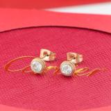 CAE20 Round diamond diamond stud earrings for men and women