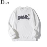 DIC702  Cotton round neck sweater embroidery word