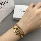 DIB36  Ladies Vintage Gold Multilayer Bracelet