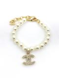CHB49  Full pearl letter bracelet, simple atmosphere