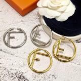 FE1  18K white gold plated brass