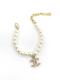 CHB49  Full pearl letter bracelet, simple atmosphere