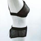 GU668 Women's summer split swimsuit with diamonds