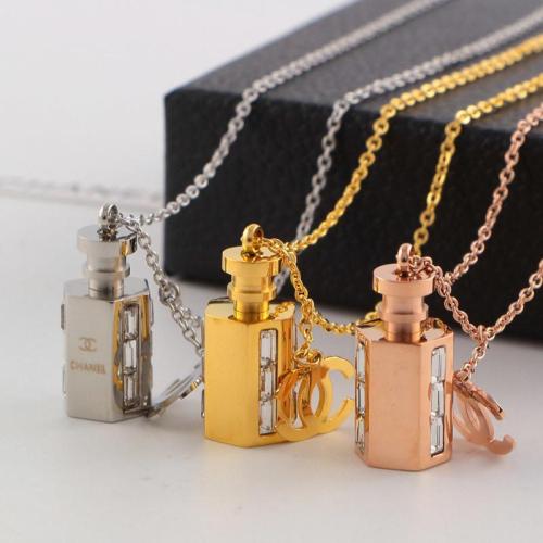 CHN19  Necklace 316L steel plating gold Jewelry