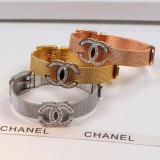CB18  Fine stainless steel gold-plated jewelry CH bracelet