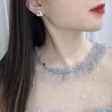 CHE113 Classic women earrings CC letters