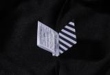 OFFC2  Men's and women's spray paint pattern printed hooded sweatshirt