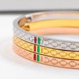 GB47   316L steel and crystal with 18K gold plated