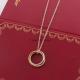 CAN20  Necklace 316L steel plating gold Jewelry
