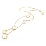 VAN24 Clover Shell Necklace gold plated necklace for women