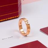 CAR7 Classic LOVE ring 4mm for lovers ring jewelry