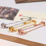 BVB16  18K Rose Gold Titanium Steel Full Rhinestone Small Waist Couple Bracelet
