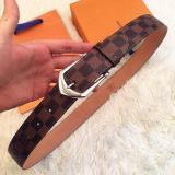 LBL4 Real leather wide 3.5cm coffee have 95-125cm total long with packing