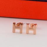 HE1 Earrings 316L steel plating gold Jewelry