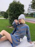 BAC45   Men's and women's full-print double-sided knit jacquard sweater